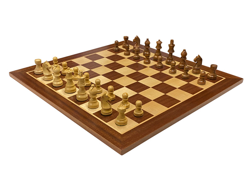 Grand Classic Acacia Mahogany Chess Set & Box - Official Staunton™ 