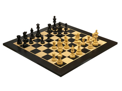 4" British Anegre Chess Set Combination - Official Staunton™ 