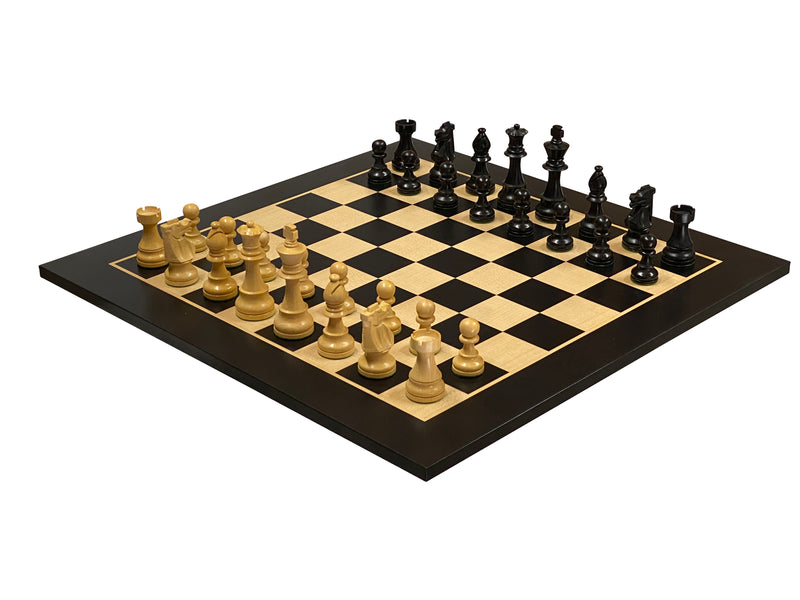 4" British Anegre Chess Set Combination - Official Staunton™ 