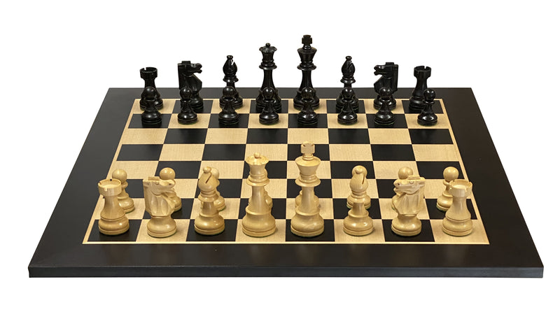 4" British Anegre Chess Set Combination - Official Staunton™ 