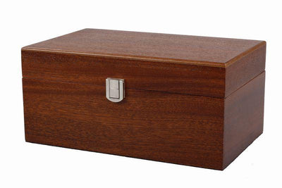 Standard Sapele Euro Chess Box - Official Staunton™ 