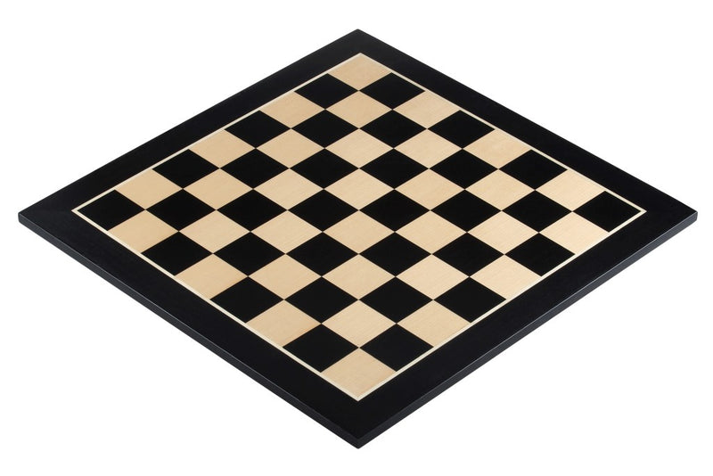 19" Economy Anegre and Maple Chess Board - Official Staunton™ 