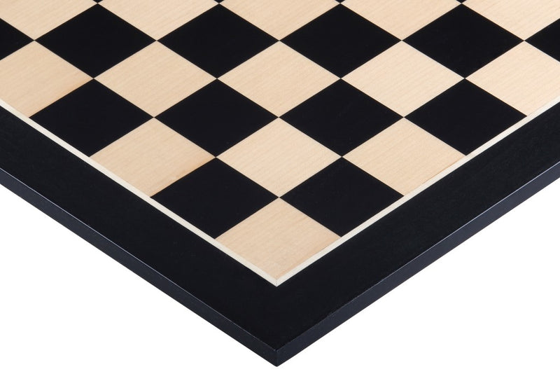 19" Economy Anegre and Maple Chess Board - Official Staunton™ 