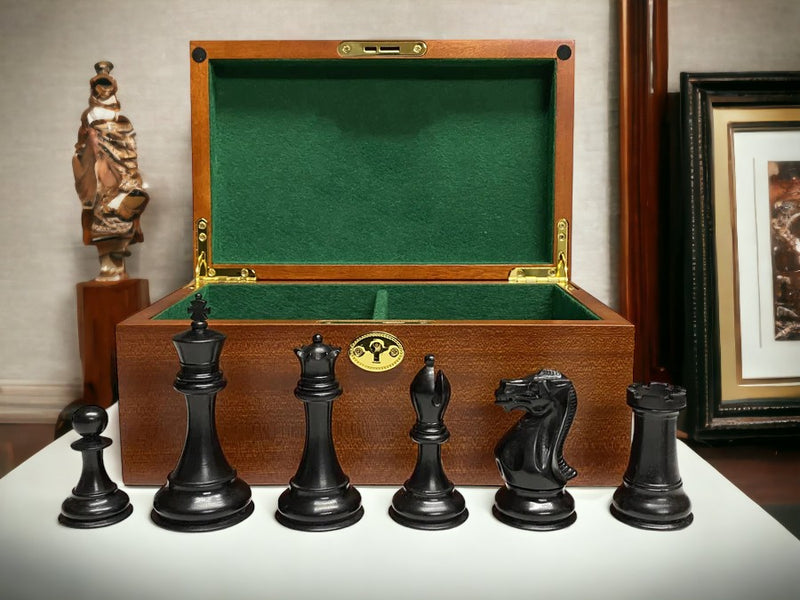 Antique Staunton Collectors Series Chess Men & Box - Official Staunton™ 