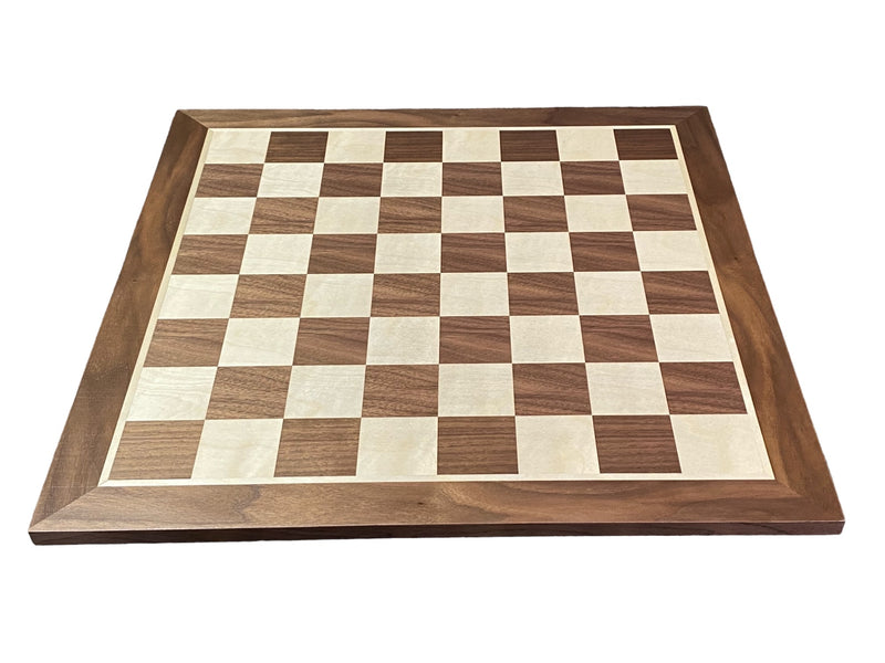 4” British Acacia Walnut Chess Set & Mahogany Box - Official Staunton™ 