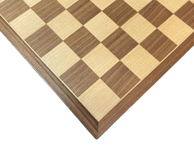 15.75"  Walnut and Maple Chess Board - Official Staunton™ 