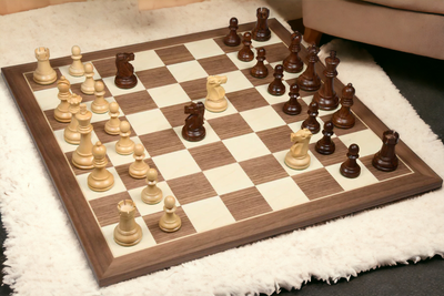 Fischer Anjan Walnut Chess Set - Official Staunton™ 