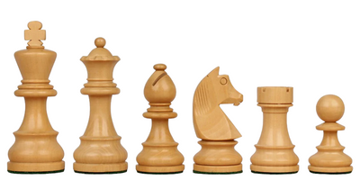 15.75” Classic Ebonised Mahogany Chess Set & Box - Official Staunton™ 